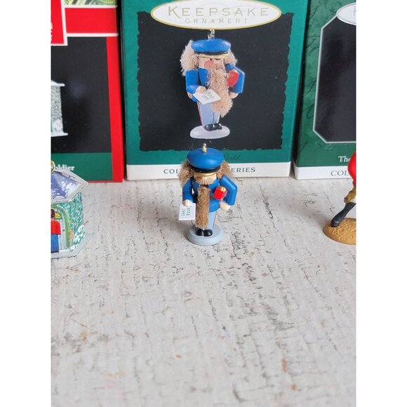 Hallmark Nutcracker solider miniature ornament Xmas army‎ set - Picture 3 of 8